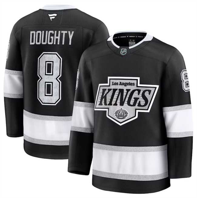 Men%27s Los Angeles Kings #8 Drew Doughty Black 2024-25 Home Stitched Hockey Jersey Dzhi->florida panthers->NHL Jersey